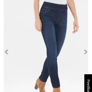 Chico's pull-on jeggings Jackson Indigo